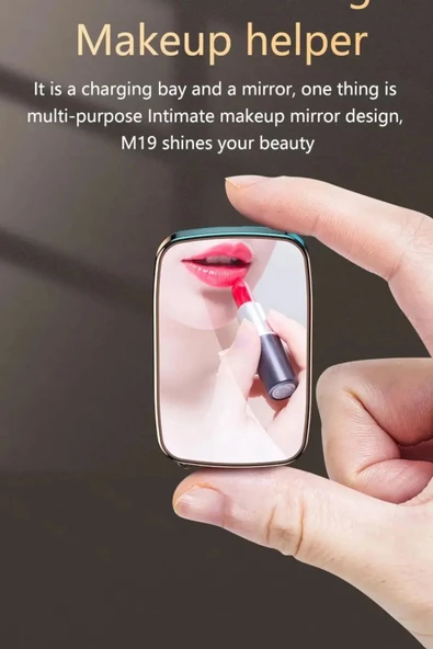 Dijital Göstergeli Powerbanklı M19 Gaming HD Hi-Fi Ses Dokunmatik 5.3 Mikrofonlu Kablosuz Kulaklık - 6