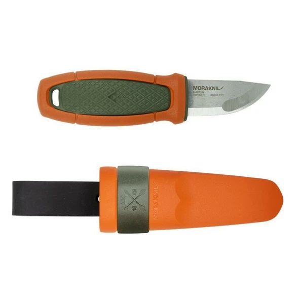 Morakniv® Eldris with Belt Loop (S) Olive Green/Burnt Orange -Mora Bıçak-