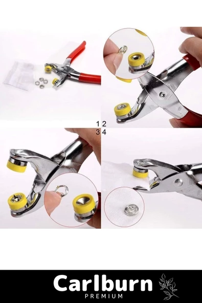 Deluxe Seri Gömlek Elbise Ceket Polar Bandana Badi Emzik Klips Metal Çıtçıt Pensesi Ve 25 Düğme Seti - 5