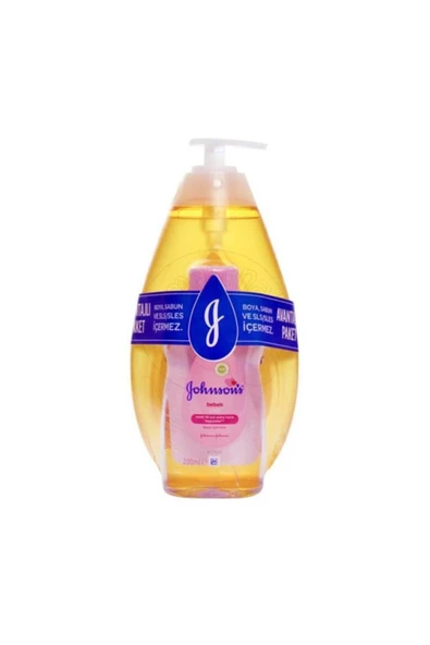 Bebek Şampuanı Ve Bebek Yağı Johnsons Baby 750 ml Şampuan + 200 ml Bebek Yağı