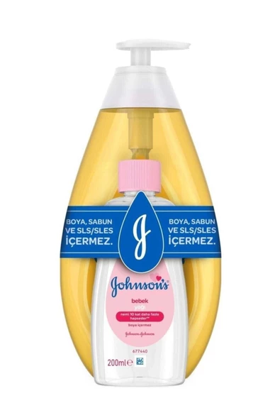 Johnsons Baby Bebek Şampuanı Klasik 750ml+bebek Yağı 200ml (2 Li Set) - 3