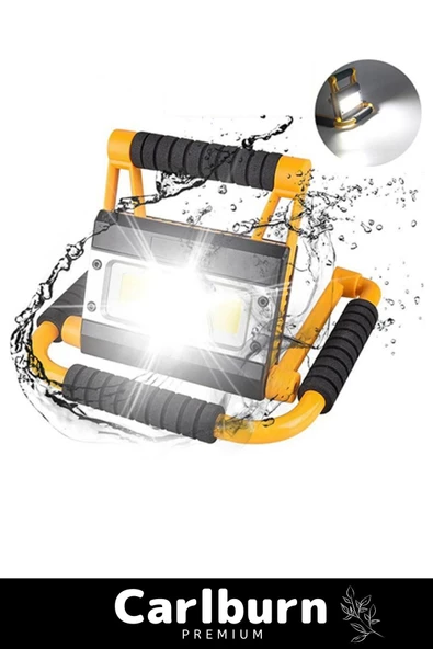 Premium Seri Beyaz Işık Sert Plastik TPR Su Geçirmez Pilli 1300 Lümen Güçlü Aydınlatma - Resim 5