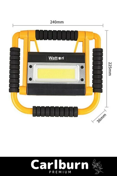 Premium Seri Beyaz Işık Sert Plastik TPR Su Geçirmez Pilli 1300 Lümen Güçlü Aydınlatma - Resim 4