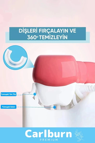 Özel Üretim Pürüzsüz Yuvarlak Kenar Gıda Sınıfı Silikondan Üretilen Yumuşak Bebek Çocuk Diş Fırçası - 6