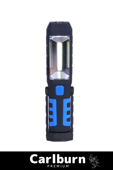 Ultra Güçlü 2 Modlu 15 Saat Dayanıklı Kauçuk 220v Şarjlı Beyaz Işık Profesyonel Şarjlı Oto Lambası - 2