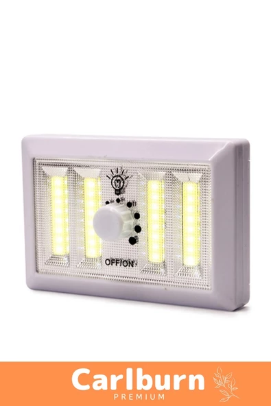 Home Series Gün Işığı Sert Plastik Pilli Sabitlenir Dimmerli Işık Seviyesi Ayarlanabilir Ledli Lamba - 4