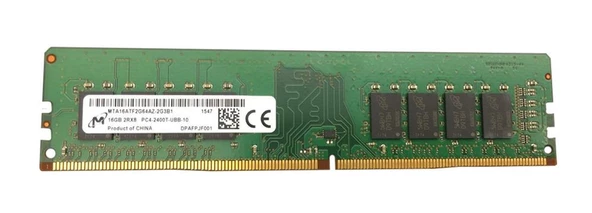 Micron 16GB 2400MHz DDR4 PC4-19200 non-ECC DIMM MTA16ATF2G64AZ-2G3A1 Masaüstü Ram Bellek