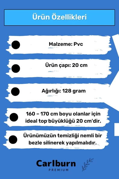 i Dayanıklı Mini Gymball 20cm Siyah Pilates Topu Şişirme Pompa - 3