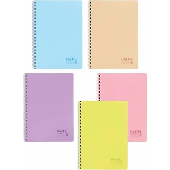 Keskin A4 96 Yp.Kar.Pp.Spiralli Pastel Show Defter (1 Adet) F01591