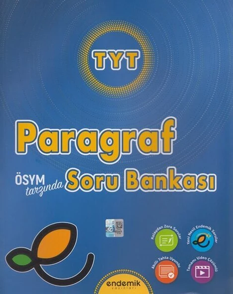 Endemik TYT Paragraf Soru Bankası Endemik Yayınları - 2