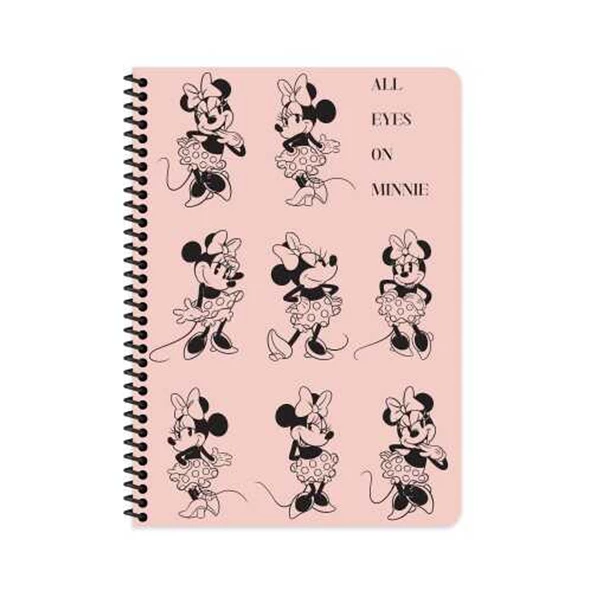 Keskin Defter Minnie Mouse 20x20 Spr.Karton Kapak 80 Yp. Çizgili 206719 (1 Adet)