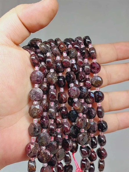 Lal (Garnet)(Granat) Taşı 5.5x9.5mm Dizi (52834) ürün görseli