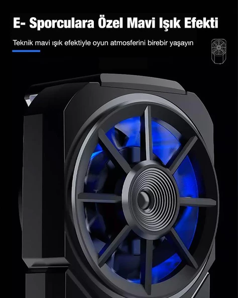 Zhltools FL-A2 Hava Soğutmalı Cep Telefon Soğutma Fanı Radyatör Soğutucu - 2