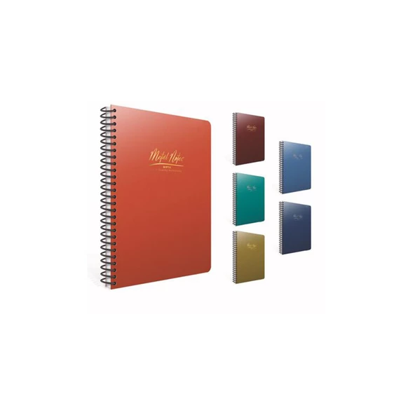 Gıpta Metal Notes A6 80 Yaprak Kareli Defter 5543