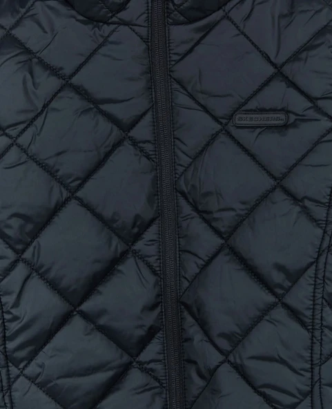 Skechers W Capitone Hooded Jacket S212001-001 Kadın Günlük Mont - Resim 8