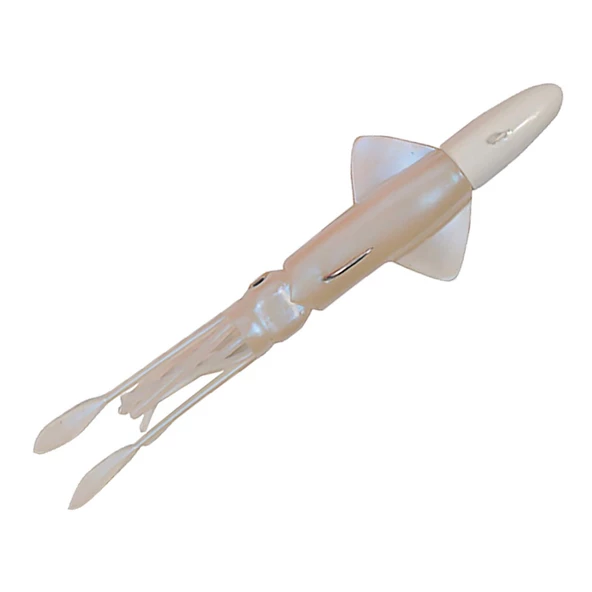 Ryuji Calamari 20cm 150gr Kalamar Silikon Yem  Pearl White UV - 1