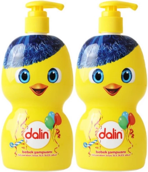 Dalin Bebek Şampuanı 500ML (Eğlen Öğren Serisi) Pompalı (2 Li Set)