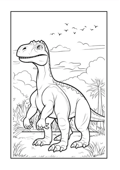 Dinozorlar Boyama Kitap Seti (3 Kitap) - 2