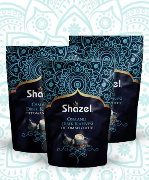 Shazel Hazır Osmanlı Dibek Kahvesi 3 Adet X 200 gr - 1