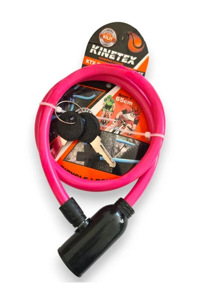 Knitex Pembe Bisiklet Kilidi 65 Cm Ktx-516