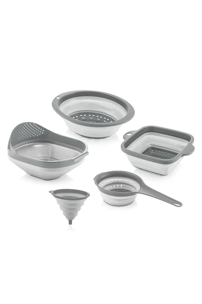 Qlux Ideas Katlanabilir Süzgeç Set 5 Parça Et-00108 - 2