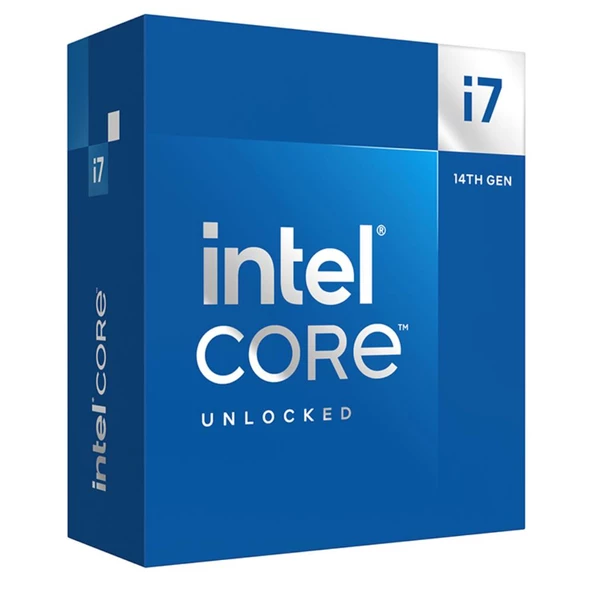 Intel Core i7 14700K BX8071514700K (3.4GHz - 5.6GHz) 33MB LGA1700P Kutulu İşlemci