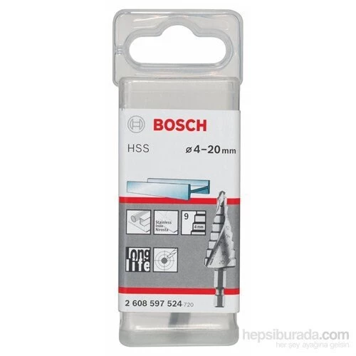 Bosch Kademeli Matkap Ucu Hss - 4 - 20 Mm, 1/4", 70,5 Mm