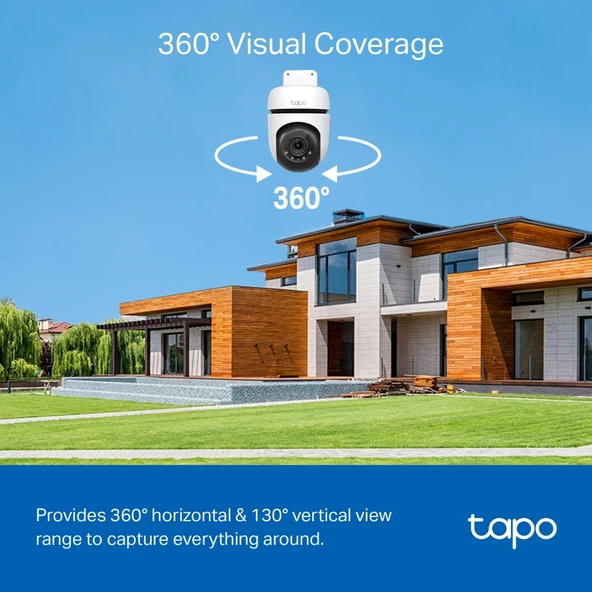 TP-Link Tapo C510W, 2K Dış Mekan Wi-Fi Güvenlik Kamerası - 4