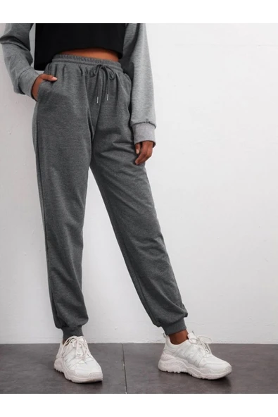 Süperlife Kadın Regular Fit İnce Eşofman Altı SPR24EAK81 - 10