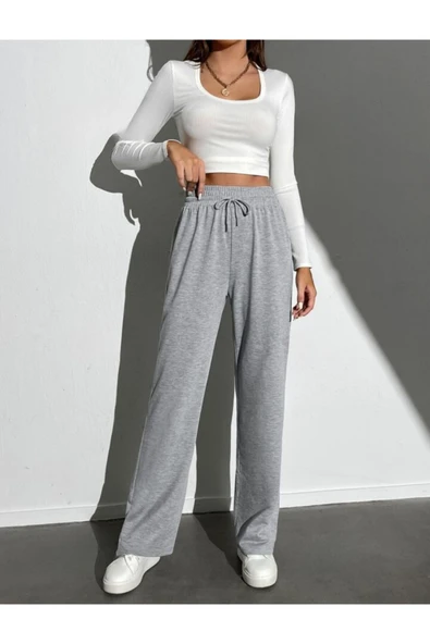 Süperlife Kadın Regular Fit İnce Eşofman Altı SPR24EAK80 - 5