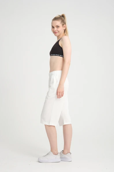 Süperlife Kadın Kısa Kapri Şort SPR24KS64 - 5