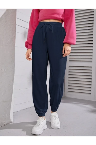 Süperlife Kadın Bel ve Paça Lastikli İnce Eşofman Altı SPR24EAK82 - 6