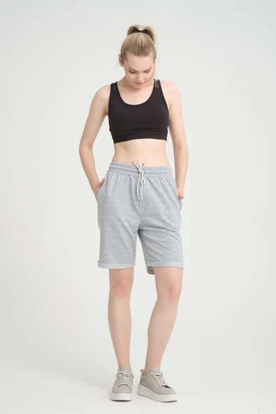 Süperlife Kadın Regular Fit Duble Paça Şort SPR24SRK51 - 2
