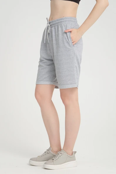 Süperlife Kadın Regular Fit Duble Paça Şort SPR24SRK51 - 3