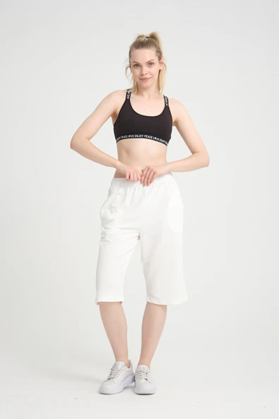 Süperlife Kadın Kısa Kapri Şort SPR24KS64 - 4