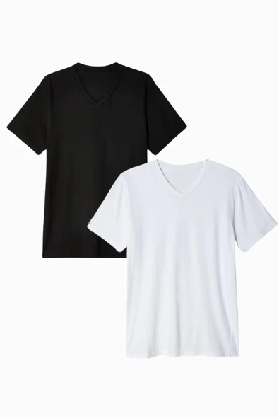 Süperlife Erkek V Yaka Tshirt SPR24TS40-2 - 6