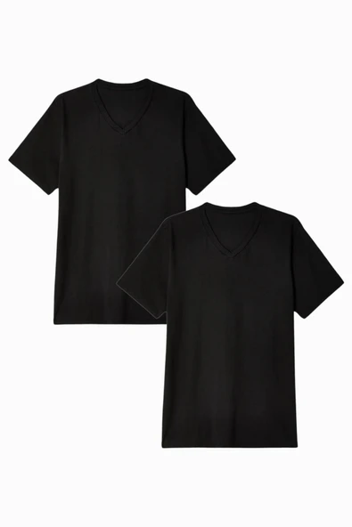 Süperlife Kadın V Yaka Tshirt SPR24TSK40-2