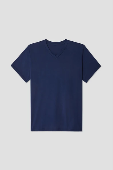 Kadın V Yaka Tshirt SPR24TSK40 - 6