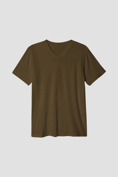Erkek V Yaka Tshirt SPR24TS40 - 8