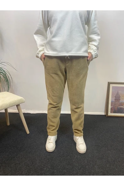 Süperlife Kadın Rahat Kalıp Beli Lastikli Cepli Polar Eşofman Altı SPR24EAK71 - 6