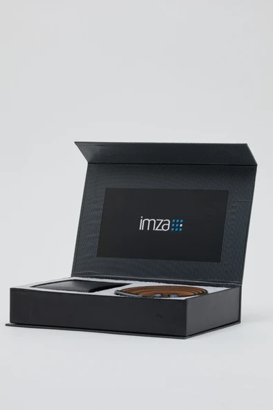 Siyah Kemer Cüzdan Set 1048240100 - Resim 2