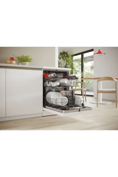 Hoover Hf 3E53EOW-17 5 Programlı Beyaz Bulaşık Makinesi - Resim 8