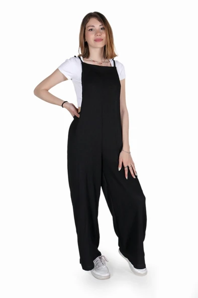 Günlük Askılı Bol Kesim Yazlık Kadın Tulum ürün görseli