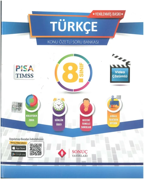 Sonuç 8.Sınıf Türkçe Konu Özetli Soru Bankası