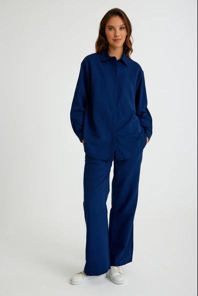 Keten Günlük İkili Takım Alt Üst ürün görseli