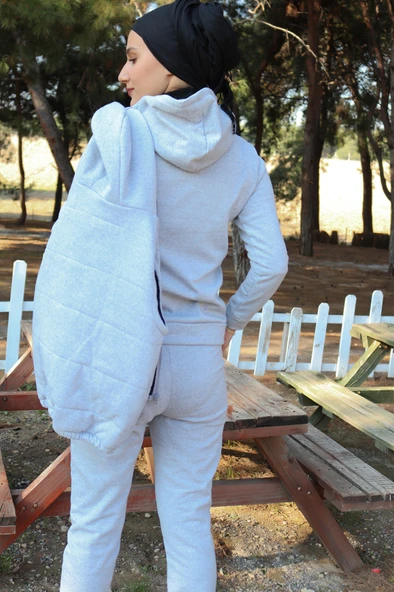 Kışlık Sevgili Kombini Üçlü Kadın Takım - Resim 2