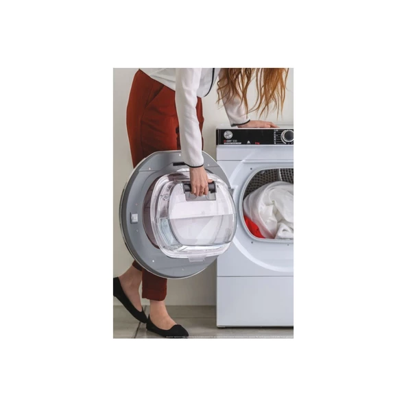 Hoover NDPEH 10A2TCBEXSS 10 kg Wi-Fi Kurutma Makinesi - Resim 6
