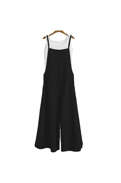 Günlük Askılı Bol Kesim Yazlık Kadın Tulum ürün görseli