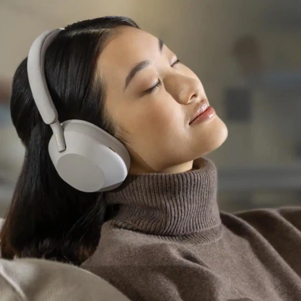 Sony WH-1000XM5 Kulak Üstü Bluetooth Kulaklık Beyaz - 10