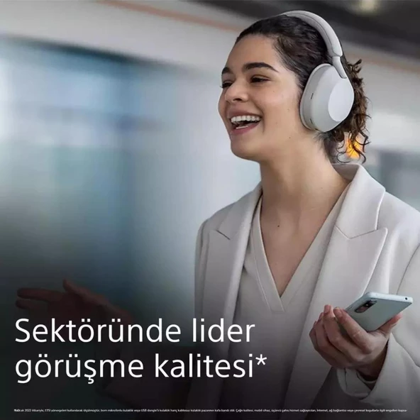 Sony WH-1000XM5 Kulak Üstü Bluetooth Kulaklık Beyaz - 8